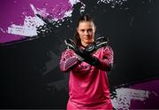 14 March 2024; Goalkeeper Anne-Marie Ulliac during a Treaty United FC squad portrait session at UL North Campus in Limerick. Photo by Stephen McCarthy/Sportsfile