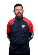 14 March 2024; Assistant manager Shane Ryan during a Treaty United FC squad portrait session at UL North Campus in Limerick. Photo by Stephen McCarthy/Sportsfile