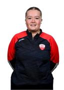 14 March 2024; Kit manager Ellen McInerney during a Treaty United FC squad portrait session at UL North Campus in Limerick. Photo by Stephen McCarthy/Sportsfile