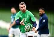 15 March 2024; Peter O’Mahony during an Ireland rugby captain's run at the Aviva Stadium in Dublin. Photo by Sam Barnes/Sportsfile