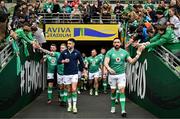15 March 2024; Ireland players including Jack Conan, right, and Conor Murray arrive before an Ireland rugby captain's run at the Aviva Stadium in Dublin. Photo by Sam Barnes/Sportsfile
