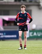 14 March 2024; Luke Dunne of Colaiste Chill Mhantain during the Bank of Ireland McMullen Cup final match between Coláiste Mhuire CBS, Mullingar and Colaiste Chill Mhantain at Energia Park in Dublin. Photo by Ben McShane/Sportsfile