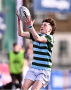 14 March 2024; Brodie McNeill of St Gerard's School during the Bank of Ireland Father Godfrey Cup final match between CUS and St Gerard's School at Energia Park in Dublin. Photo by Ben McShane/Sportsfile