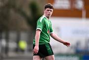 14 March 2024; Adam Meehan of Coláiste Mhuire CBS, Mullingar, during the Bank of Ireland McMullen Cup final match between Coláiste Mhuire CBS, Mullingar and Colaiste Chill Mhantain at Energia Park in Dublin. Photo by Ben McShane/Sportsfile
