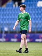 14 March 2024; Aidan O'Brien of Coláiste Mhuire CBS, Mullingar, during the Bank of Ireland McMullen Cup final match between Coláiste Mhuire CBS, Mullingar and Colaiste Chill Mhantain at Energia Park in Dublin. Photo by Ben McShane/Sportsfile