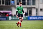 14 March 2024; Loghan Cox of Coláiste Mhuire CBS, Mullingar, during the Bank of Ireland McMullen Cup final match between Coláiste Mhuire CBS, Mullingar and Colaiste Chill Mhantain at Energia Park in Dublin. Photo by Ben McShane/Sportsfile