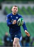 15 March 2024; Finn Russell during a Scotland rugby captain's run at the Aviva Stadium in Dublin. Photo by Sam Barnes/Sportsfile