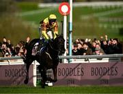 15 March 2024; Galopin Des Champs, with Paul Townend up, cross the line to win the Boodles Cheltenham Gold Cup Chase on day four of the Cheltenham Racing Festival at Prestbury Park in Cheltenham, England. Photo by Harry Murphy/Sportsfile