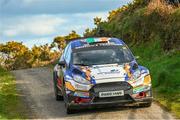 15 March 2024; Jack McKenna and Emmet Sherry in their Ford Fiesta R5 during day one of the Clonakilty Park Hotel West Cork Rally, Round 2 of the Irish Tarmac Rally Championship, in Clonakilty, Cork. Photo by Philip Fitzpatrick/Sportsfile