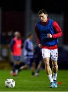 15 March 2024; Anto Breslin of St Patrick's Athletic warms up before the SSE Airtricity Men's Premier Division match between St Patrick's Athletic and Shelbourne at Richmond Park in Dublin. Photo by Shauna Clinton/Sportsfile