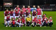 15 March 2024; The St Patrick's Athletic team before the SSE Airtricity Men's Premier Division match between St Patrick's Athletic and Shelbourne at Richmond Park in Dublin. Photo by Seb Daly/Sportsfile