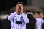 15 March 2024; Cameron Elliott of Dundalk after his side's draw in the SSE Airtricity Men's Premier Division match between Dundalk and Waterford at Oriel Park in Dundalk, Louth. Photo by Ramsey Cardy/Sportsfile