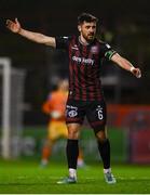 15 March 2024; Jordan Flores of Bohemians during the SSE Airtricity Men's Premier Division match between Bohemians and Derry City at Dalymount Park in Dublin. Photo by Tyler Miller/Sportsfile