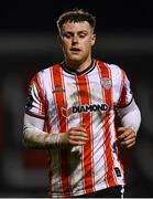 15 March 2024; Cameron McJannet of Derry City during the SSE Airtricity Men's Premier Division match between Bohemians and Derry City at Dalymount Park in Dublin. Photo by Tyler Miller/Sportsfile