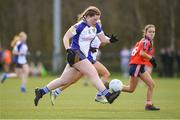 15 March 2024; Ursula Shaughnessy of Ballinrobe Community School during the Lidl All-Ireland Post Primary School Junior C Championship final match between St Marys, Macroom, Cork and Ballinrobe Community School, Mayo at the University of Limerick. Photo by Matt Browne/Sportsfile