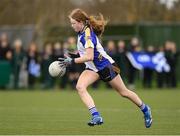 15 March 2024; Kate Brennan of Ballinrobe Community School during the Lidl All-Ireland Post Primary School Junior C Championship final match between St Marys, Macroom, Cork and Ballinrobe Community School, Mayo at the University of Limerick. Photo by Matt Browne/Sportsfile