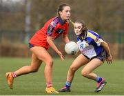 15 March 2024; Hayleigh O'Shea of St Marys in action against Ballinrobe Community School during the Lidl All-Ireland Post Primary School Junior C Championship final match between St Marys, Macroom, Cork and Ballinrobe Community School, Mayo at the University of Limerick. Photo by Matt Browne/Sportsfile