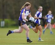 15 March 2024; Ursula Shaughnessy of Ballinrobe Community School during the Lidl All-Ireland Post Primary School Junior C Championship final match between St Marys, Macroom, Cork and Ballinrobe Community School, Mayo at the University of Limerick. Photo by Matt Browne/Sportsfile