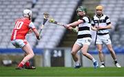 16 March 2024; Jeff Neary of St Kieran's College in action against Donnacha Campbell of St Raphael's Loughrea during the Masita GAA Hurling Post Primary Schools Croke Cup final match between St Raphael's Loughrea of Galway and St Kieran's College of Kilkenny at Croke Park in Dublin. Photo by Piaras Ó Mídheach/Sportsfile