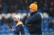 16 March 2024; Antrim manager Darren Gleeson before the Allianz Hurling League Division 1 Group B match between Antrim and Tipperary at Corrigan Park in Belfast. Photo by Ramsey Cardy/Sportsfile