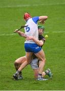 16 March 2024; Jack Fagan of Waterford in action against Martin Keoghan of Kilkenny during the Allianz Hurling League Division 1 Group A match between Waterford and Kilkenny at Walsh Park in Waterford. Photo by Seb Daly/Sportsfile