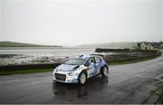 16 March 2024; James Ford and Neil Shanks in their Citroen C3 Rally 2 during day two of the Clonakilty Park Hotel West Cork Rally, Round 2 of the Irish Tarmac Rally Championship, in Clonakilty, Cork. Photo by Philip Fitzpatrick/Sportsfile