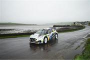 16 March 2024; William Creighton and Liam Regan in their Ford Fiesta Rally 2 during day two of the Clonakilty Park Hotel West Cork Rally, Round 2 of the Irish Tarmac Rally Championship, in Clonakilty, Cork. Photo by Philip Fitzpatrick/Sportsfile