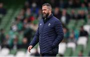 16 March 2024; Ireland head coach Andy Farrell before the Guinness Six Nations Rugby Championship match between Ireland and Scotland at the Aviva Stadium in Dublin. Photo by Brendan Moran/Sportsfile