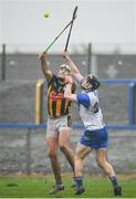 16 March 2024; Paddy Deegan of Kilkenny in action against Kevin Mahony of Waterford during the Allianz Hurling League Division 1 Group A match between Waterford and Kilkenny at Walsh Park in Waterford. Photo by Seb Daly/Sportsfile
