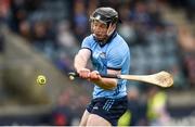 16 March 2024; Cian O'Sullivan of Dublin shoots to score his side's second goal during the Allianz Hurling League Division 1 Group B match between Dublin and Westmeath at Parnell Park in Dublin. Photo by Tom Beary/Sportsfile