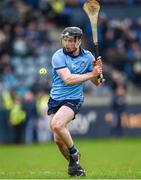 16 March 2024; Cian O'Sullivan of Dublin shoots to score his side's second goal during the Allianz Hurling League Division 1 Group B match between Dublin and Westmeath at Parnell Park in Dublin. Photo by Tom Beary/Sportsfile