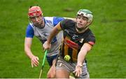 16 March 2024; Paddy Deegan of Kilkenny in action against Jack Fagan of Waterford during the Allianz Hurling League Division 1 Group A match between Waterford and Kilkenny at Walsh Park in Waterford. Photo by Seb Daly/Sportsfile