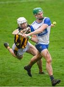 16 March 2024; Jack Prendergast of Waterford in action against Mikey Carey of Kilkenny during the Allianz Hurling League Division 1 Group A match between Waterford and Kilkenny at Walsh Park in Waterford. Photo by Seb Daly/Sportsfile