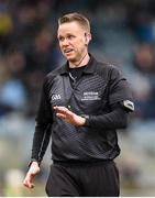 16 March 2024; Referee Michael Kennedy during the Allianz Hurling League Division 1 Group B match between Dublin and Westmeath at Parnell Park in Dublin. Photo by Tom Beary/Sportsfile