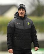 16 March 2024; Donegal manager Jim McGuinness during the Allianz Football League Division 2 match between Kildare and Donegal at Netwatch Cullen Park in Carlow. Photo by Matt Browne/Sportsfile