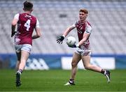16 March 2024; Callum Daly of Omagh CBS during the Masita GAA Football Post Primary Schools Hogan Cup final match between Mercy Mounthawk of Kerry and Omagh CBS of Tyrone at Croke Park in Dublin. Photo by Piaras Ó Mídheach/Sportsfile