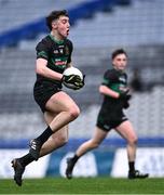 16 March 2024; Tomás Kennedy of Mercy Mounthawk  during the Masita GAA Football Post Primary Schools Hogan Cup final match between Mercy Mounthawk of Kerry and Omagh CBS of Tyrone at Croke Park in Dublin. Photo by Piaras Ó Mídheach/Sportsfile