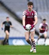 16 March 2024; Eoin Donaghy of Omagh CBS during the Masita GAA Football Post Primary Schools Hogan Cup final match between Mercy Mounthawk of Kerry and Omagh CBS of Tyrone at Croke Park in Dublin. Photo by Piaras Ó Mídheach/Sportsfile