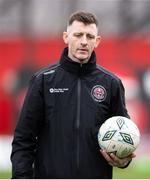 16 March 2024; Bohemians manager Ken Kiernan before the SSE Airtricity Women's Premier Division match between Bohemians and Athlone Town at Dalymount Park in Dublin. Photo by Jussi Eskola/Sportsfile