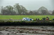 16 March 2024; Keith Cronin and Mikie Galvin in their Ford Fiesta Rally 2 during day two of the Clonakilty Park Hotel West Cork Rally, Round 2 of the Irish Tarmac Rally Championship, in Clonakilty, Cork. Photo by Philip Fitzpatrick/Sportsfile