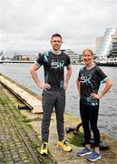 19 March 2024; Ambassadors Dean Rock and Catherina McKiernan in attendance at the announcement of A&L Goodbody’s title sponsorship of Athletics Ireland’s ALG5K Corporate Team Challenge, formerly GT5K, in Dublin City Centre on September 10th, 2024. Photo by Sam Barnes/Sportsfile