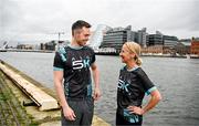 19 March 2024; Ambassadors Dean Rock and Catherina McKiernan in attendance at the announcement of A&L Goodbody’s title sponsorship of Athletics Ireland’s ALG5K Corporate Team Challenge, formerly GT5K, in Dublin City Centre on September 10th, 2024. Photo by Sam Barnes/Sportsfile