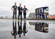 19 March 2024; In attendance at the announcement of A&L Goodbody’s title sponsorship of Athletics Ireland’s ALG5K Corporate Team Challenge, formerly GT5K, are, from left, Ambassador Dean Rock, ALG Partner David Widger, and Ambassador Catherina McKiernan, in Dublin City Centre on September 10th, 2024. Photo by Sam Barnes/Sportsfile