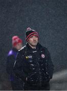 16 March 2024; Tyrone joint-manager Brian Dooher during the Allianz Football League Division 1 match between Tyrone and Monaghan at O'Neills Healy Park in Omagh, Tyrone.  Photo by Ramsey Cardy/Sportsfile