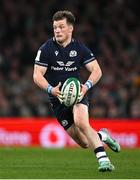 16 March 2024; George Horne of Scotland during the Guinness Six Nations Rugby Championship match between Ireland and Scotland at the Aviva Stadium in Dublin. Photo by Brendan Moran/Sportsfile