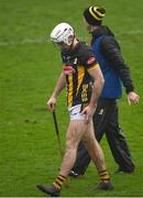 16 March 2024; Mikey Carey of Kilkenny leaves the pitch to receive medical treatment during the Allianz Hurling League Division 1 Group A match between Waterford and Kilkenny at Walsh Park in Waterford. Photo by Seb Daly/Sportsfile