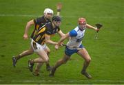 16 March 2024; Calum Lyons of Waterford in action against Pádraic Moylan of Kilkenny during the Allianz Hurling League Division 1 Group A match between Waterford and Kilkenny at Walsh Park in Waterford. Photo by Seb Daly/Sportsfile