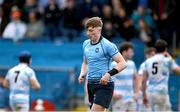 17 March 2024; Dan Ryan of St Michael's College leaves the field after being shown a yellow card during the Bank of Ireland Leinster Schools Senior Cup final match between Blackrock College and St Michael's College at the RDS Arena in Dublin. Photo by Sam Barnes/Sportsfile