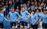 17 March 2024; St Michael's College players including David Walsh, centre, react after conceding a penalty during the Bank of Ireland Leinster Schools Senior Cup final match between Blackrock College and St Michael's College at the RDS Arena in Dublin. Photo by Sam Barnes/Sportsfile