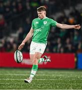 15 March 2024; Jack Murphy of Ireland during the U20 Six Nations Rugby Championship match between Ireland and Scotland at Virgin Media Park in Cork. Photo by Brendan Moran/Sportsfile